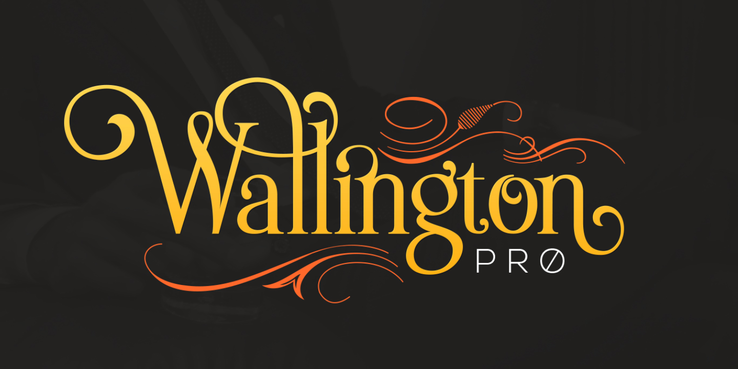 Wallington Pro Font preview